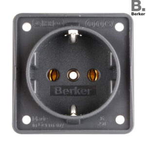 Integro vnitřek zásuvky Schuko barva antracit