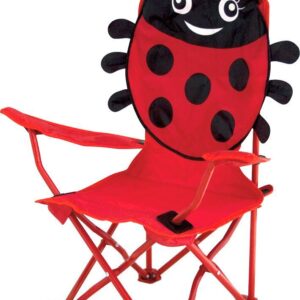 Dětská skládací židle EuroTrail Ardeche Animal barva červená