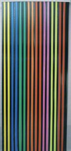 Páskové záclony Conacord Strip Curtains barva černá/vícebarevná