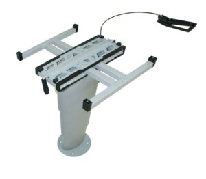 Jednostupňová zdvihací noha stolu Kesseböhmer Primero Comfort zvednutí 345–705 mm model HVK