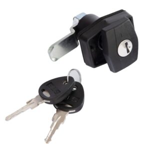 Kompletní obdélníkový zámek STS Oberholz balení s obalem barva černá