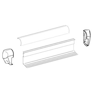 Koncovky pro markýzu Thule Omnistor 5003 barva pouzdra bílá