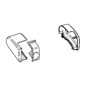 Koncovky pro markýzu Thule Omnistor 6200 barva pouzdra eloxovaný hliník