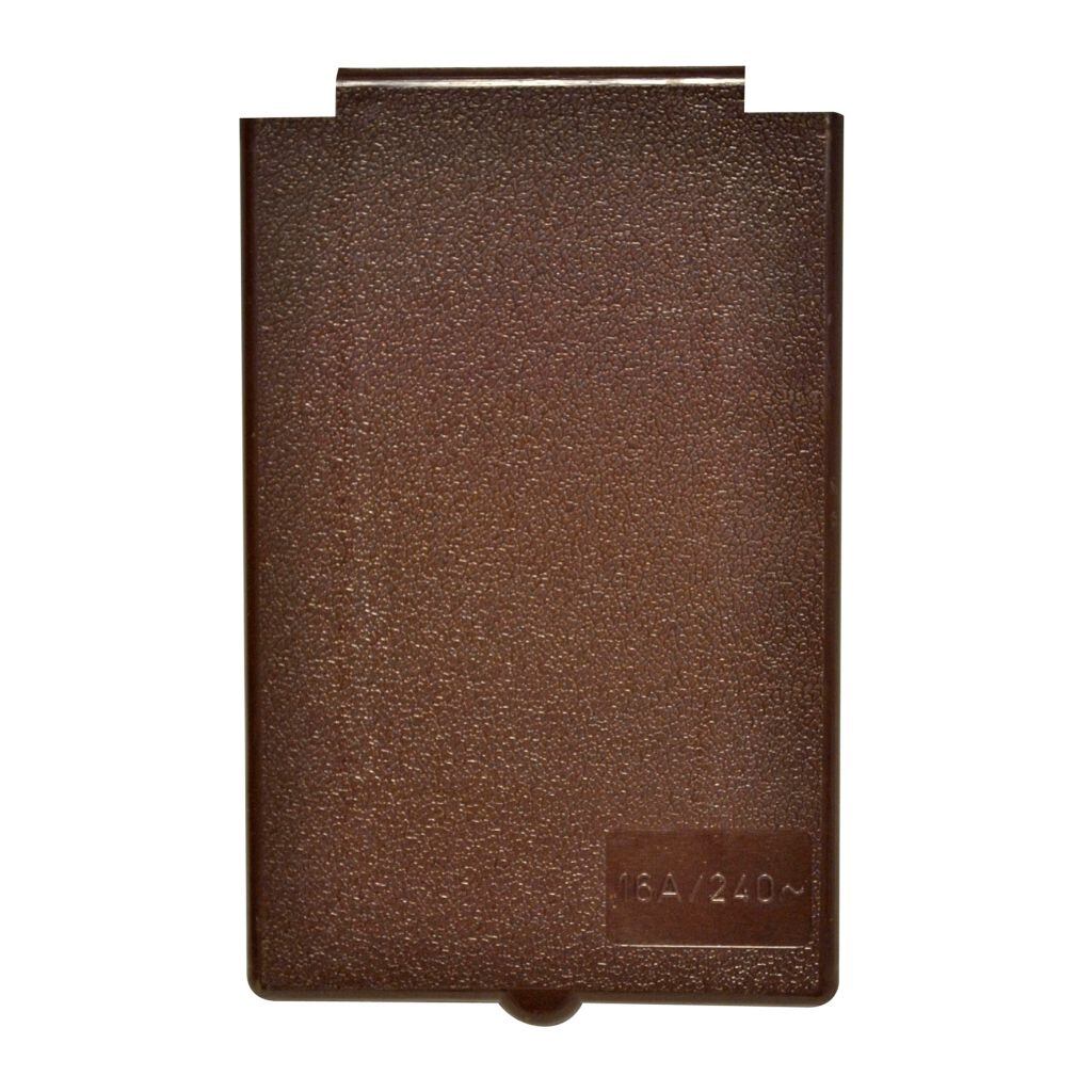 Venkovní CEE zásuvka MPK varianta víko hnědé