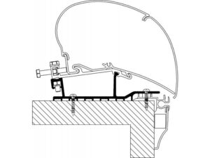 Adaptér pro Hobby na markýzy Thule řady 6/9 rok výroby 2009