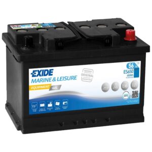Gelová baterie EXIDE Equipment Gel ES kapacita 56 Ah varianta ES 650