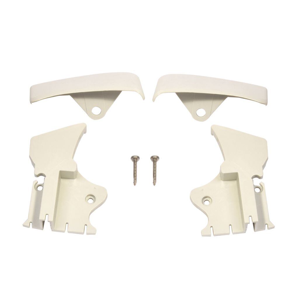 Koncovky čelní lišty pro markýzy Thule Omnistor 8000 barva pouzdra béžová-bílá