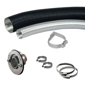 Vnitřní stěnový komínek Truma WK, kompletní sada tloušťka stěny 20 mm