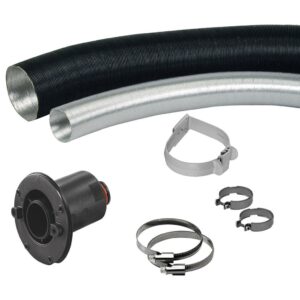 Vnitřní stěnový komínek Truma WK, kompletní sada tloušťka stěny 40 mm