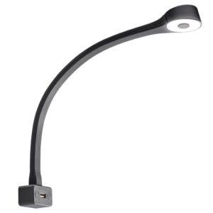 LED lampa typu F barva černá