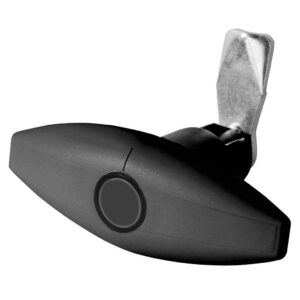 Elipsovitý zámek úložného prostoru STS Oberholz barva černá verze STS