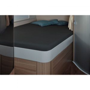 Prostěradlo do obytného auta 195 × 142 cm barva titanová