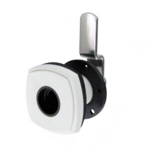 Čtvercový zámek STS Oberholz barva bílá