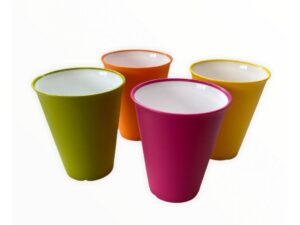 Sada kelímků Omada Sanaliving 200 ml, 4 ks