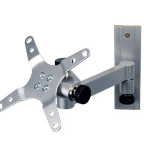 Držák TV Carbest nástěnný barva stříbrná velikost M