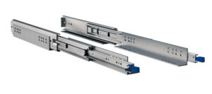Výsuvné kolejnice Carbest s mechanickým blokováním délka 711 mm