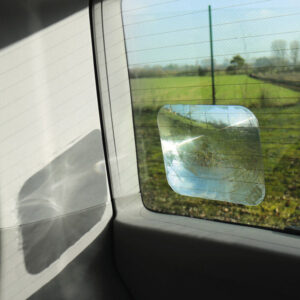 Širokoúhlá zadní čočka Carbest rozměry (š × v) 20 × 25 cm