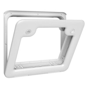 Servisní dvířka Thetford Model 3 – 335 × 385 mm barva šedá