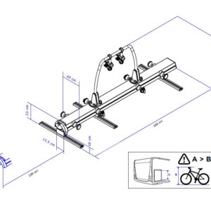 Nosič kol Thule VeloSlide model Short