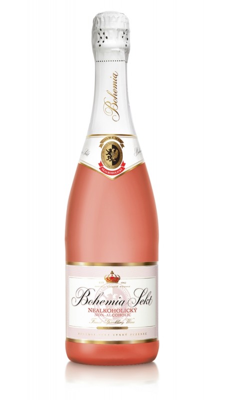 Bohemia Sekt nealkoholický Rosé 0,75 l