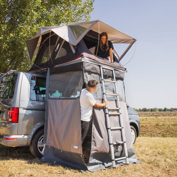 Přístavba k střešnímu stanu Fiamma Moonlight Tent délka 140 cm