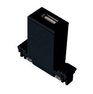 Posuvný USB nabíjecí port Dimatec Spot – černý