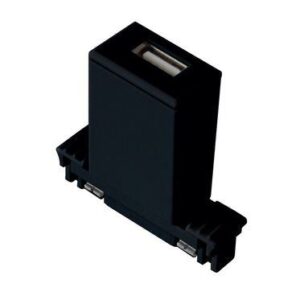 Posuvný USB nabíjecí port Dimatec Spot – černý