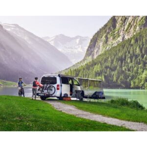 Markýza Thule 3200, pouzdro eloxovaný hliník, plátno šedé délka 2,5 m