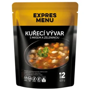 Kuřecí vývar s masem a zeleninou EXPRES MENU 600 g
