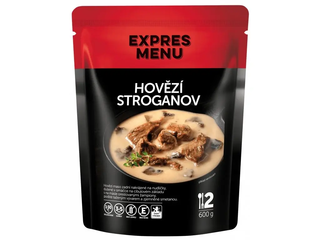 Hovězí Stroganov EXPRES MENU 600 g