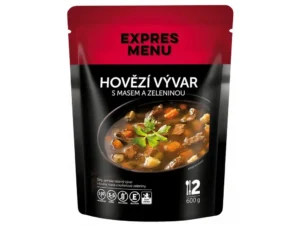 Hovězí vývar s masem a zeleninou EXPRES MENU 600 g