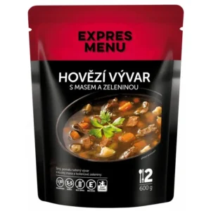 Hovězí vývar s masem a zeleninou EXPRES MENU 600 g