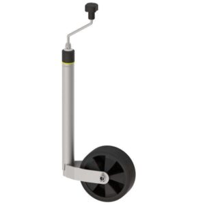 Opěrné kolečko Knott TK48 s plastovým kolem a integrovaným ukazatelem zatížení