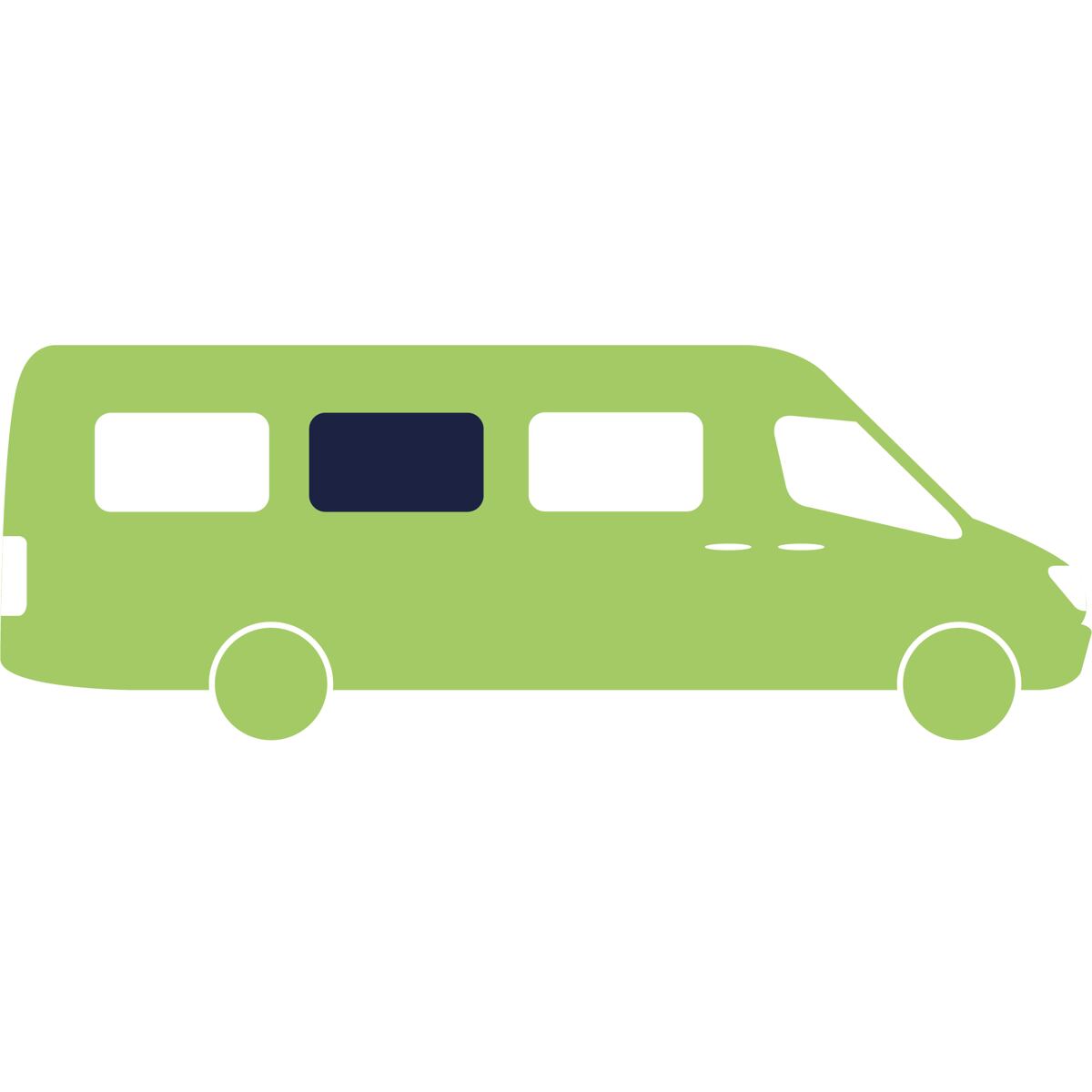 Posuvné střední boční okno Carbest pro Fiat, Peugeot, Citroën, Opel orientace na straně spolujezdce