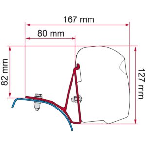 Sada adaptérů Fiamma pro Trafic/Vivaro/Primastar – DB (F43)