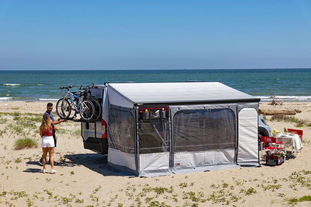 Předstan Privacy Room k markýzám Fiamma F45 délka 300 cm instalační výška 225–250 cm