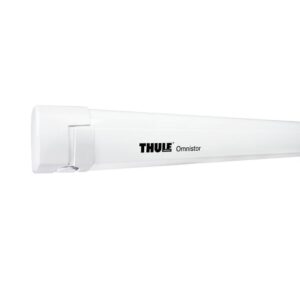 Markýza Thule Omnistor 5200 s motorem, pouzdro bílé, plátno šedé délka 400 cm