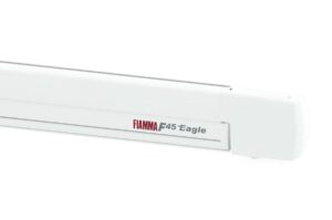 Markýza Fiamma F45Eagle, pouzdro bílé, plátno šedé délka 400 cm