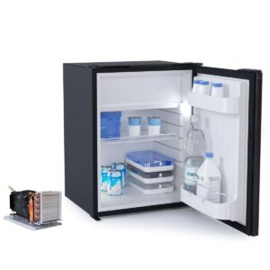 Vestavná autochladnička Vitrifrigo C75L CHR, 51 l, černá