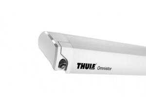 Markýza Thule Omnistor 9200 s motorem, pouzdro bílé, plátno šedé délka 550 cm