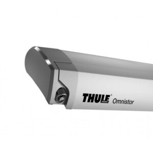Markýza Thule Omnistor 9200 s motorem, pouzdro eloxovaný hliník, plátno šedé délka 550 cm