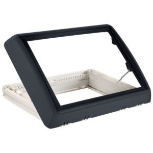 Střešní okno Dometic Midi Heki 700 × 500 mm s ventilací, kličkou, šedé