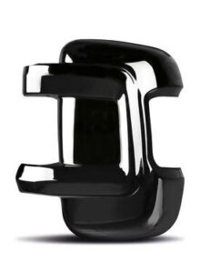 Krátké ochranné kryty zrcátek Carbest pro Fiat Ducato, sada 2 ks barva černá