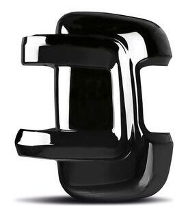 Krátké ochranné kryty zrcátek Carbest pro Fiat Ducato, sada 2 ks barva černá