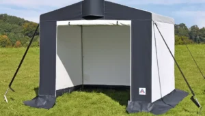 Úložný stan Weser Hahn Zelte rozměry (š × v × h) 230 × 180 × 130 cm