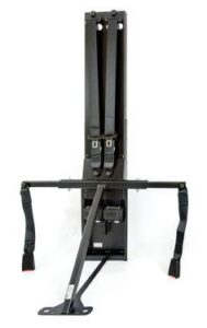 Konstrukce CTA s bezpečnostními pásy pro Fiat Ducato s žebřinovým podvozkem