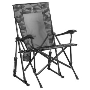 Skládací houpací křeslo GCI RoadTrip Rocker barva kamufláž