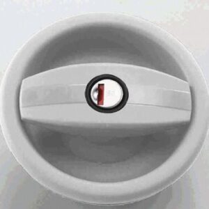 Kompletní otočný zámek Zadi pro vchodové dveře barva bílá