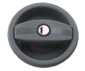 Kompletní otočný zámek Zadi pro vchodové dveře barva černá