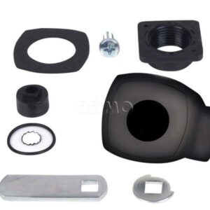 Zámek dveří úložných prostorů Zadi barva černá